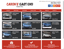 Tablet Screenshot of caronsauto.com